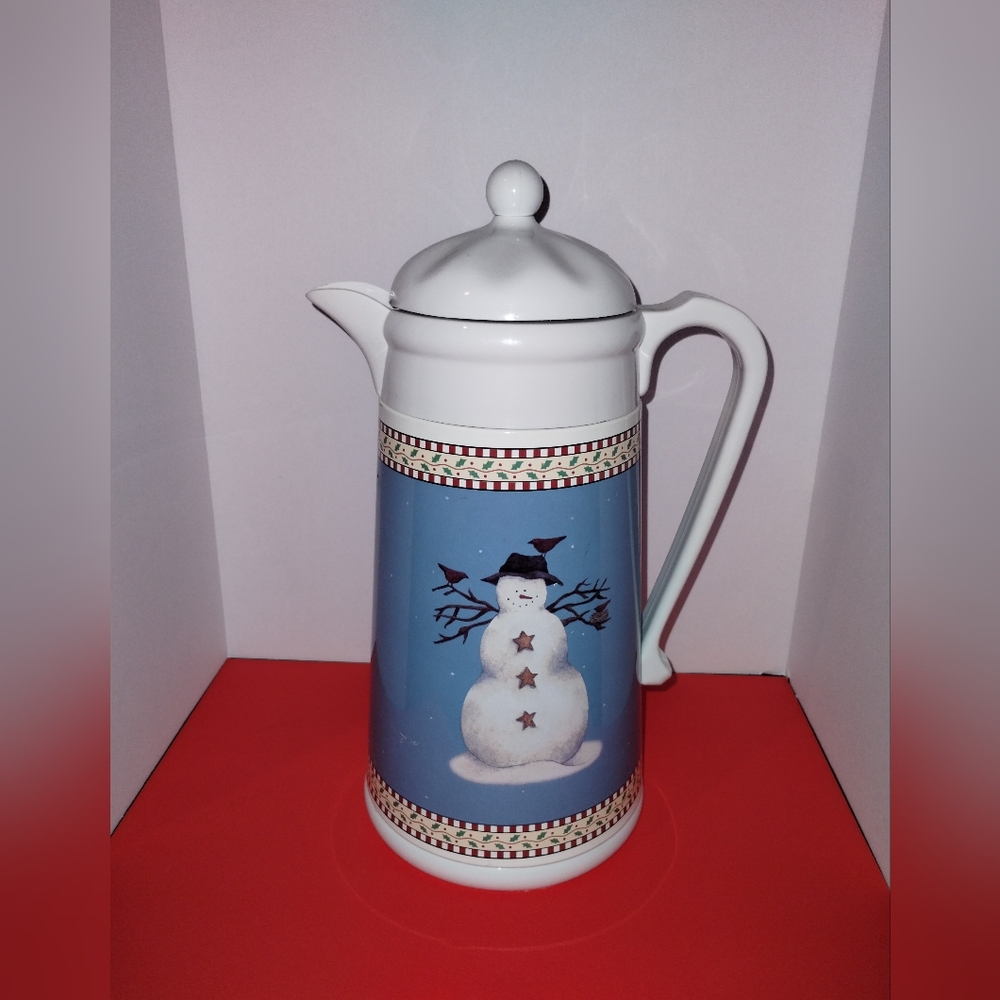 Snowman Coffee Carafe